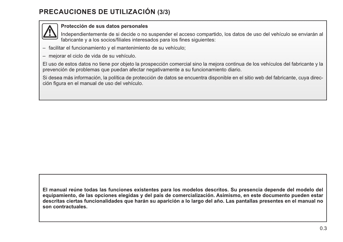 Renault Easy Connect - Sistemas Multimedia Instrucciones 2021 - 2023