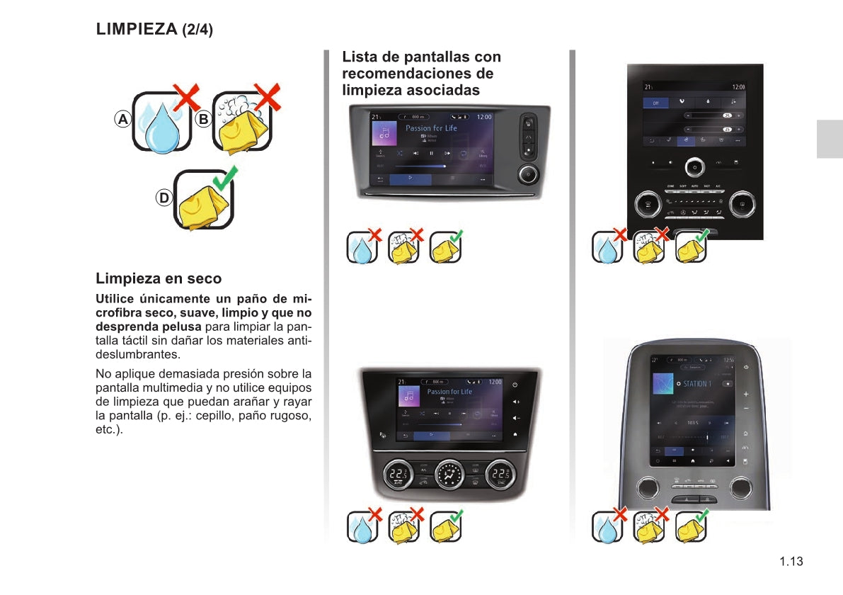 Renault Easy Connect - Sistemas Multimedia Instrucciones 2021 - 2023