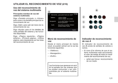 Renault Easy Connect - Sistemas Multimedia Instrucciones 2021 - 2023