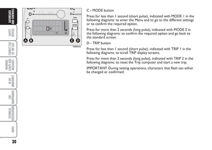 2007-2008 Fiat Multipla Gebruikershandleiding | Engels