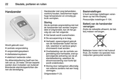 2015 Opel Adam Gebruikershandleiding | Nederlands