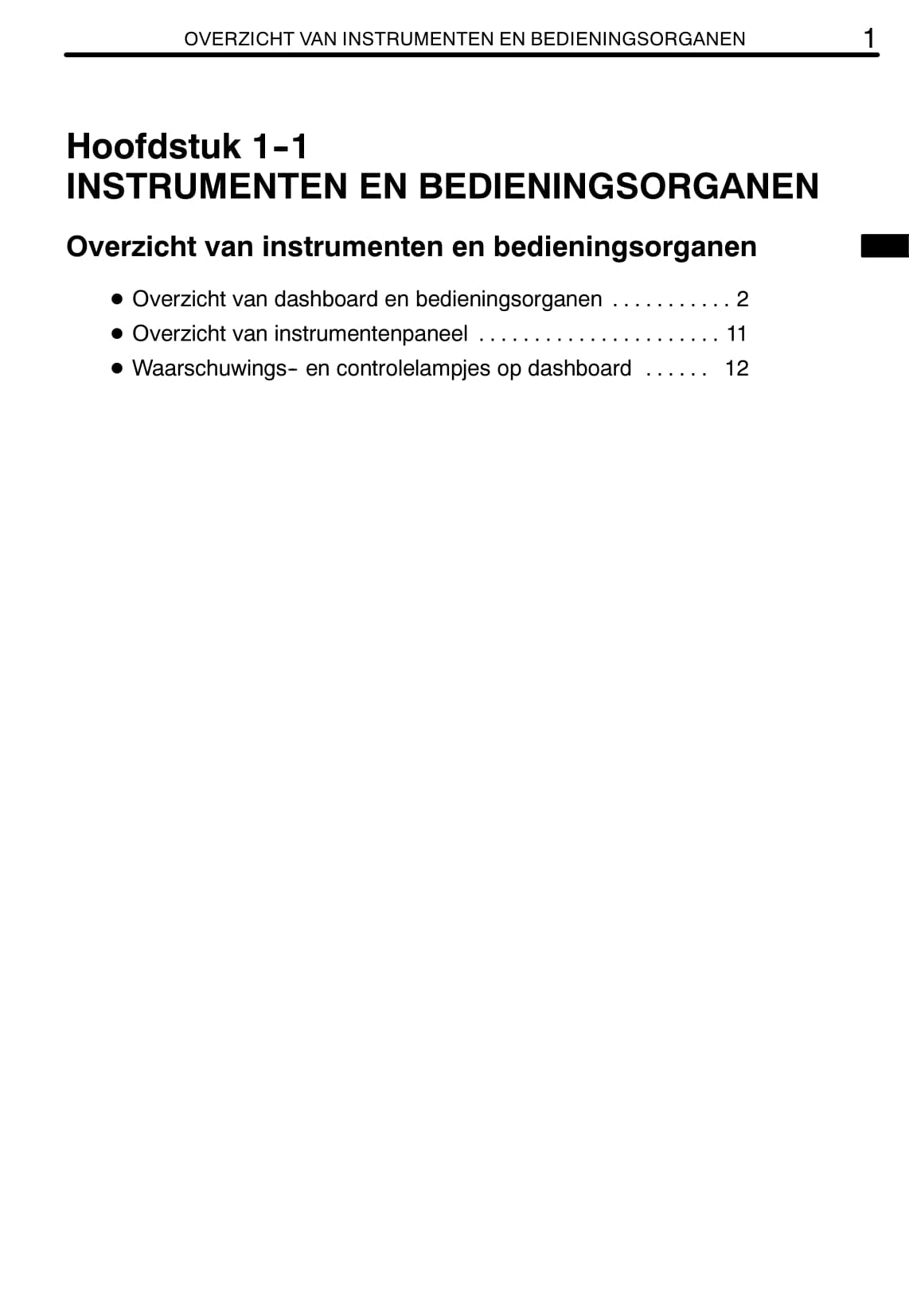 2011-2012 Toyota RAV4 Owner's Manual | Dutch