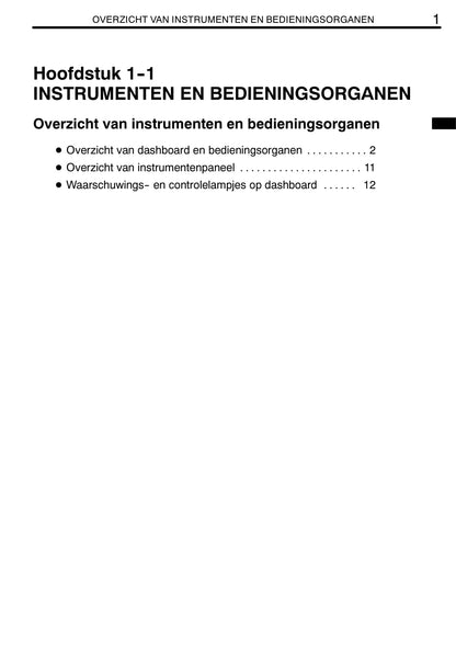 2011-2012 Toyota RAV4 Owner's Manual | Dutch