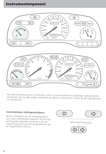 1996-1999 Ford Mondeo Gebruikershandleiding | Nederlands