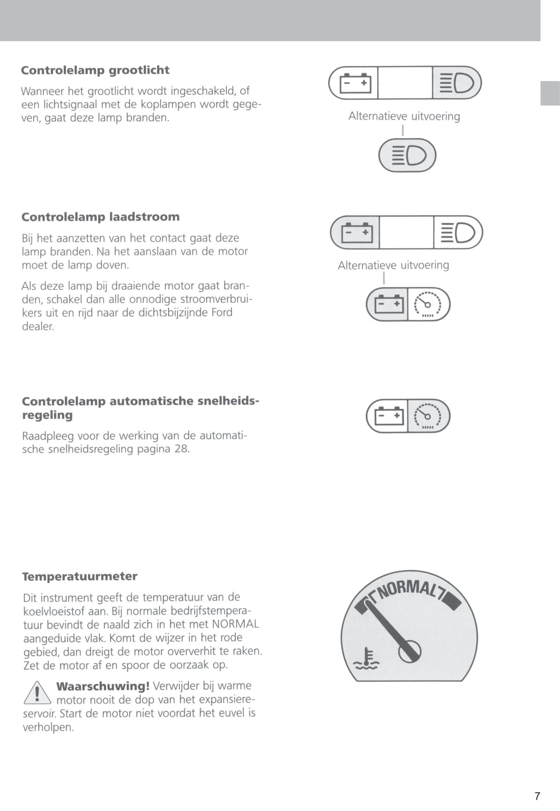 1996-1999 Ford Mondeo Gebruikershandleiding | Nederlands