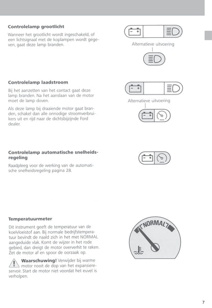 1996-1999 Ford Mondeo Gebruikershandleiding | Nederlands