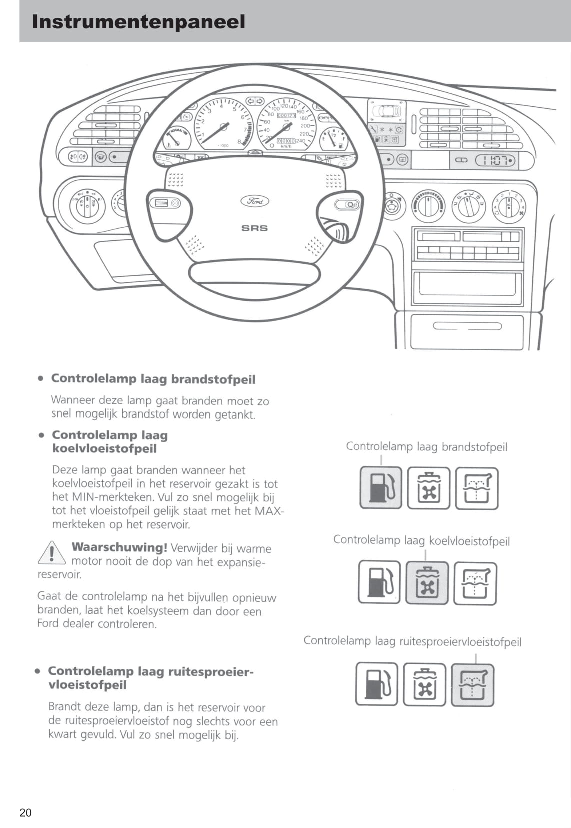 1996-1999 Ford Mondeo Gebruikershandleiding | Nederlands