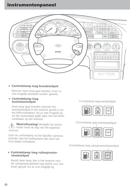 1996-1999 Ford Mondeo Gebruikershandleiding | Nederlands