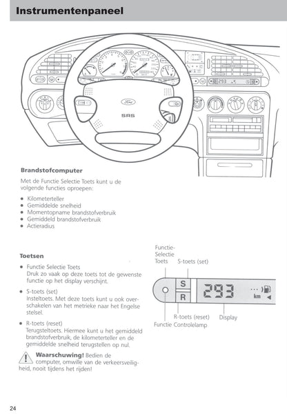 1996-1999 Ford Mondeo Gebruikershandleiding | Nederlands