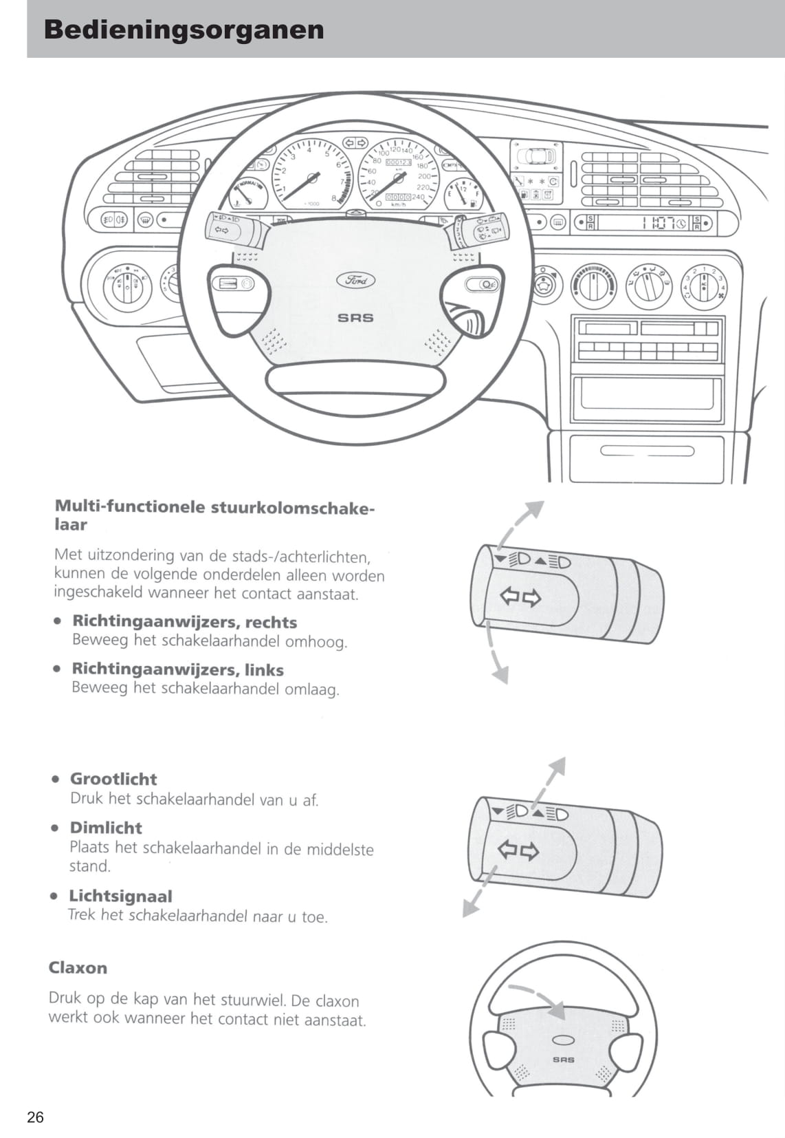 1996-1999 Ford Mondeo Gebruikershandleiding | Nederlands