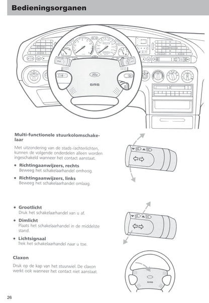 1996-1999 Ford Mondeo Gebruikershandleiding | Nederlands