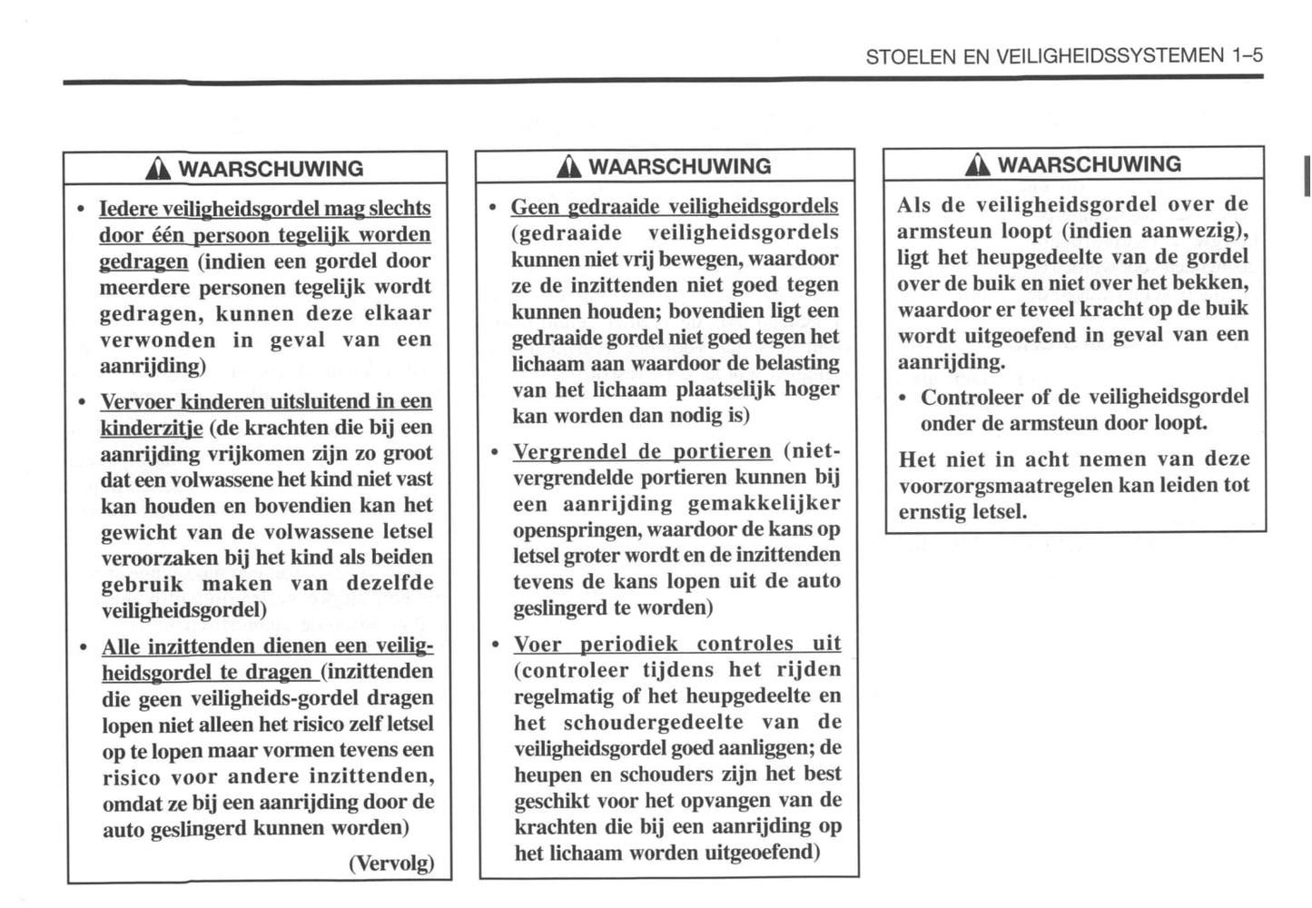 2002-2007 Daewoo Kalos Owner's Manual | Dutch