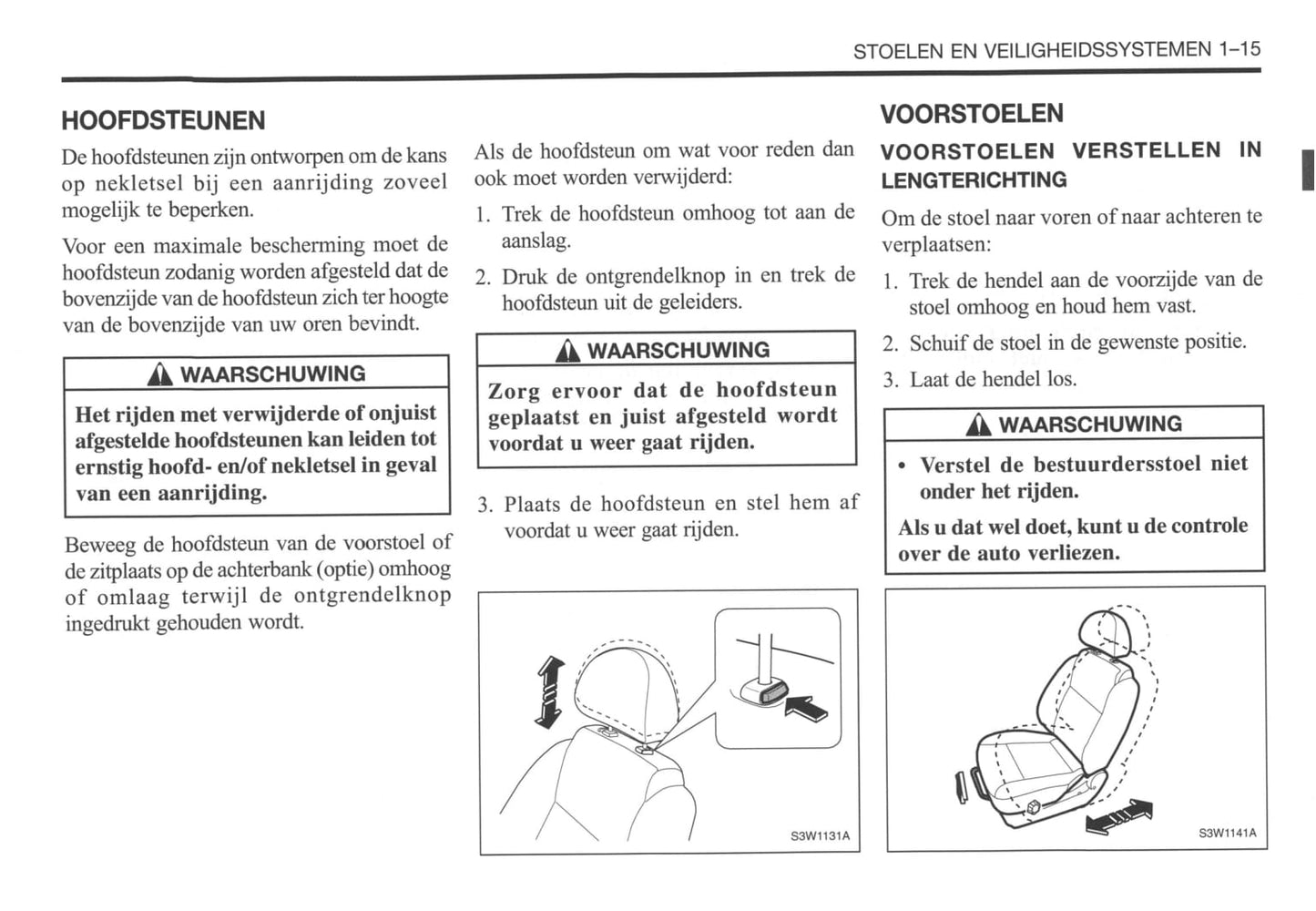 2002-2007 Daewoo Kalos Owner's Manual | Dutch