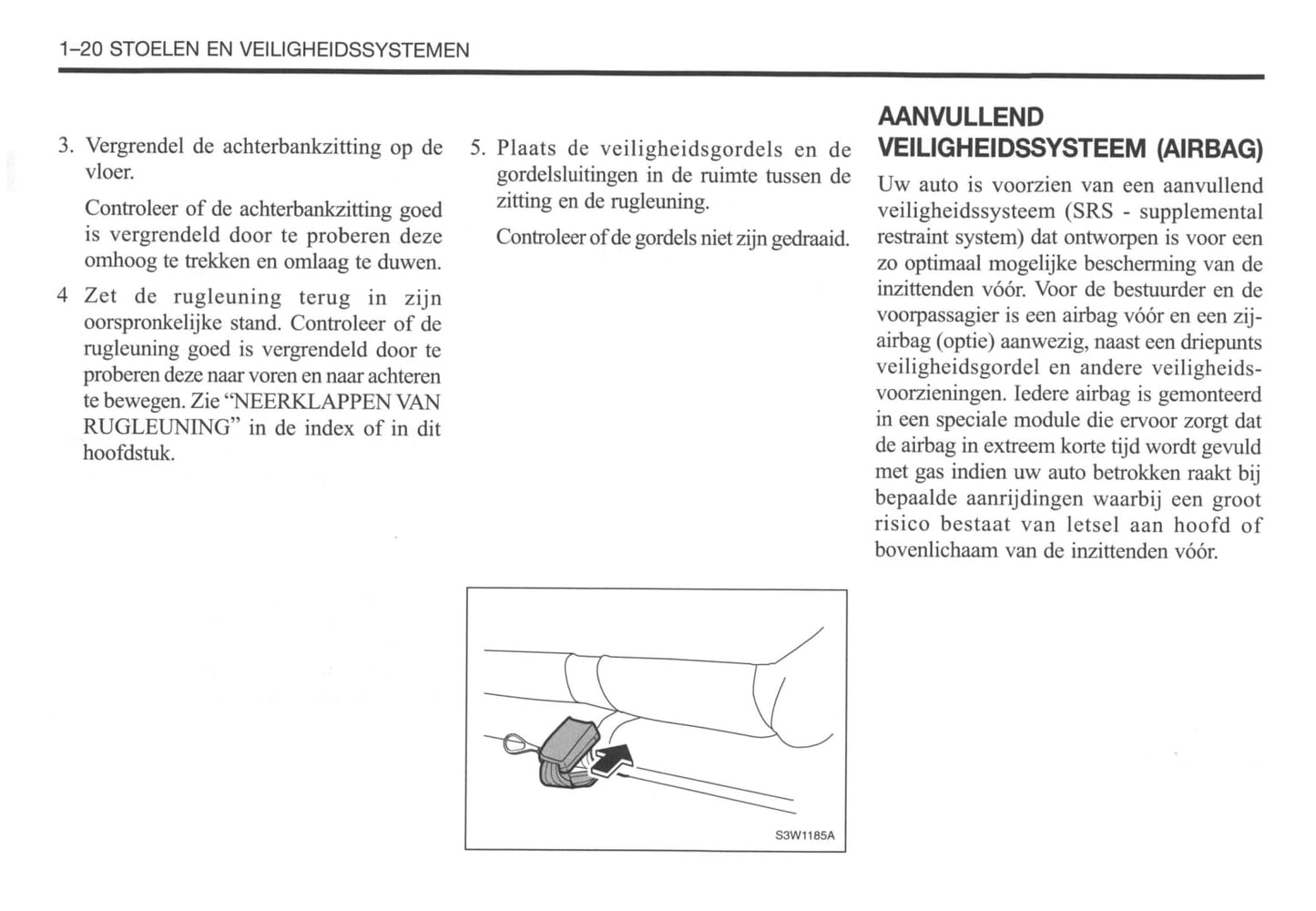 2002-2007 Daewoo Kalos Owner's Manual | Dutch