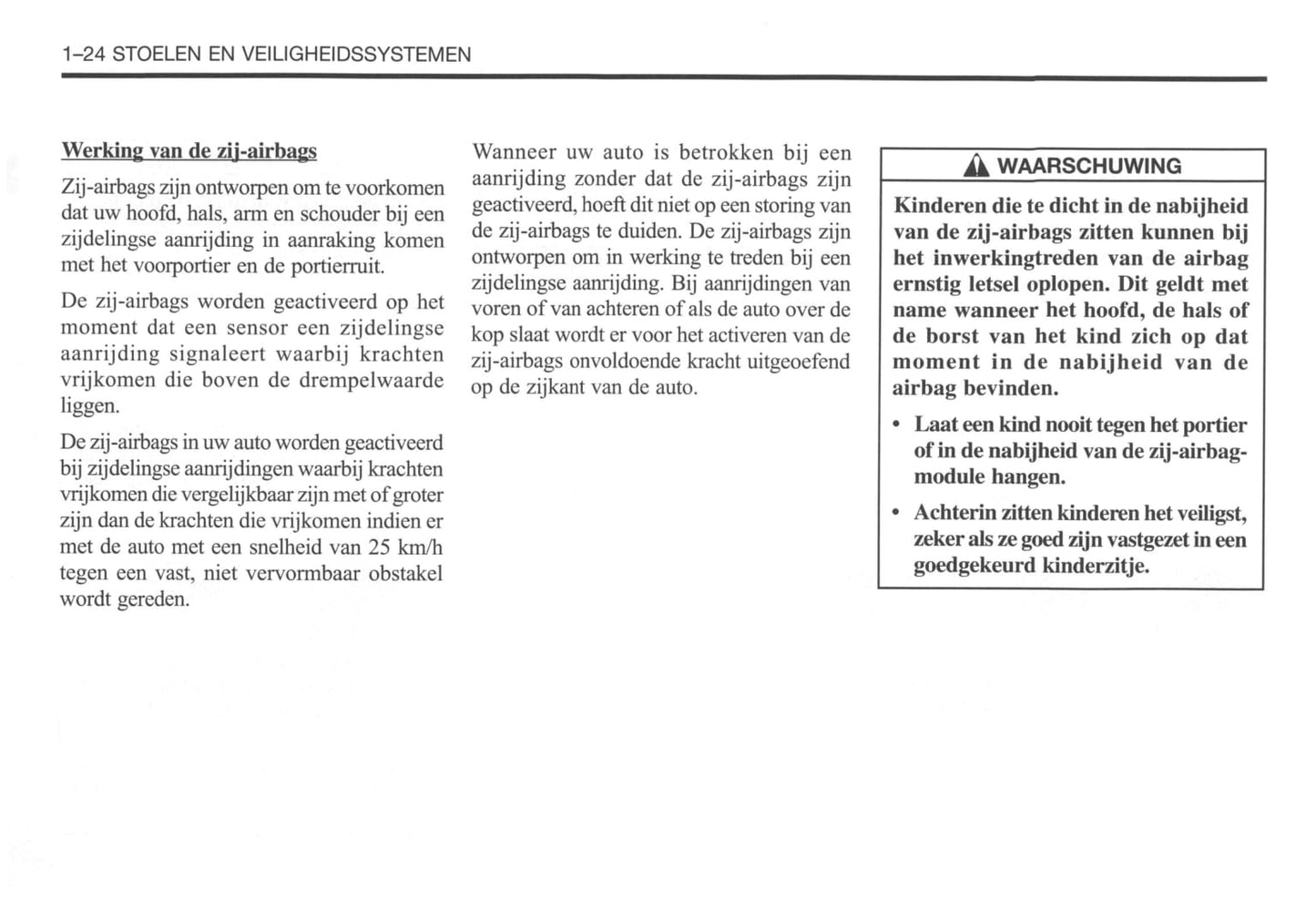 2002-2007 Daewoo Kalos Owner's Manual | Dutch