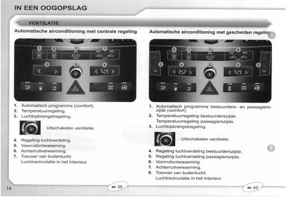 2008-2009 Peugeot 407/407 SW Owner's Manual | Dutch