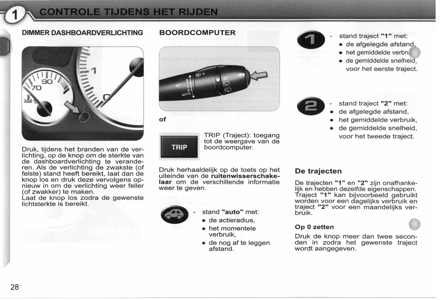 2008-2009 Peugeot 407/407 SW Owner's Manual | Dutch