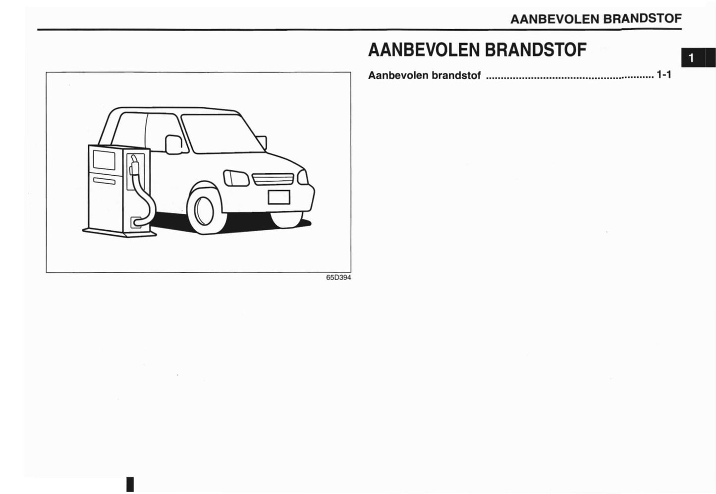 2012 Nissan Pixo Owner's Manual | Dutch