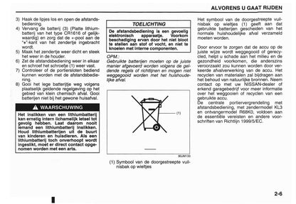 2012 Nissan Pixo Owner's Manual | Dutch