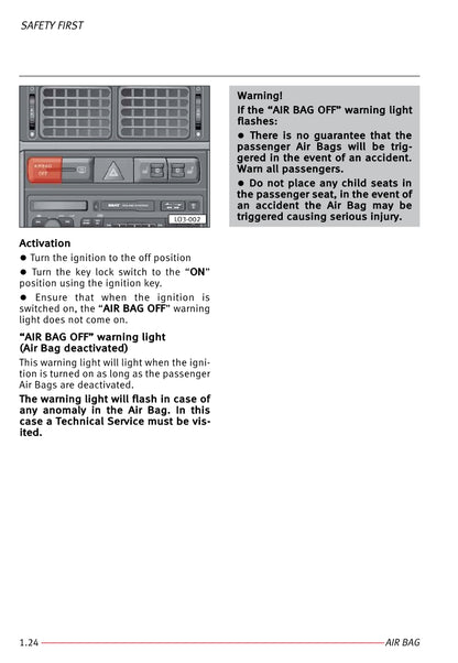 2003-2004 Seat Leon Owner's Manual | English