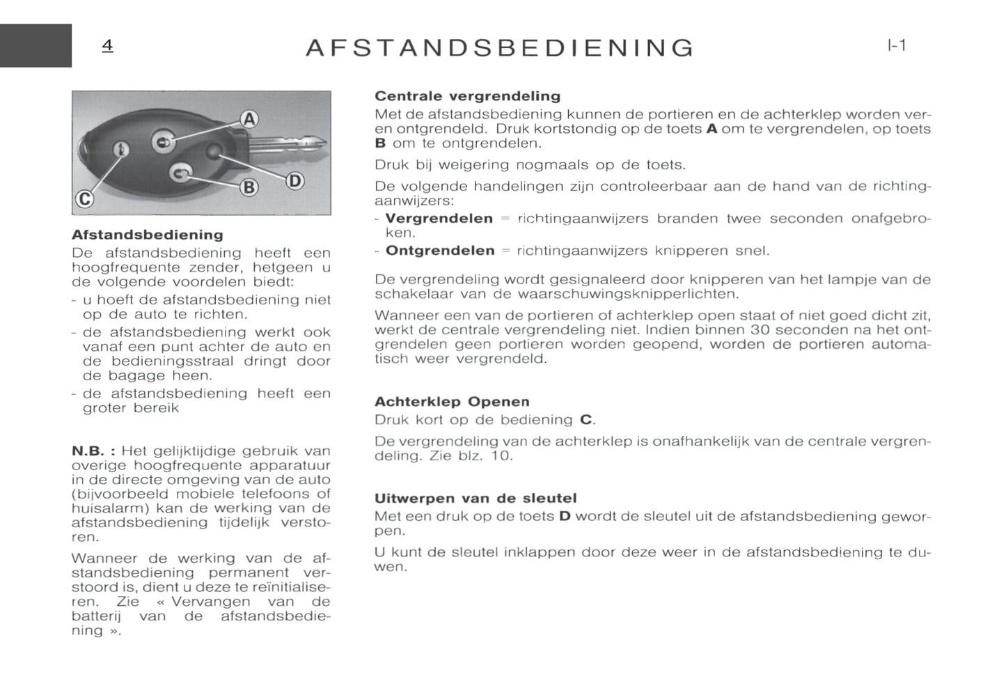 2000-2002 Citroën Xsara Gebruikershandleiding | Nederlands