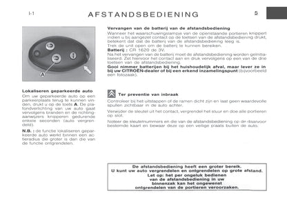 2000-2002 Citroën Xsara Gebruikershandleiding | Nederlands