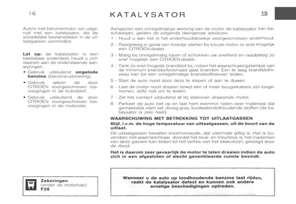 2000-2002 Citroën Xsara Gebruikershandleiding | Nederlands