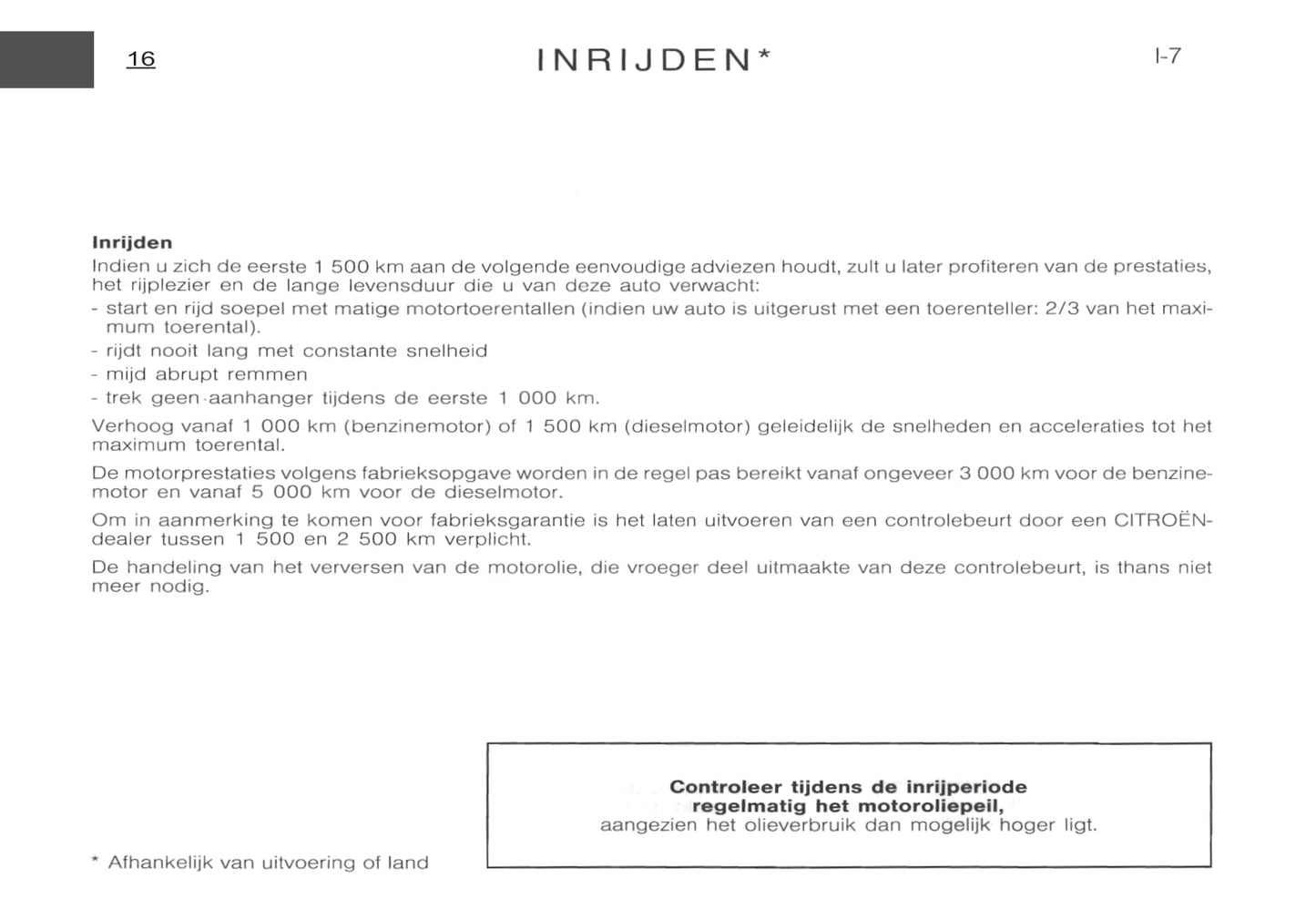 2000-2002 Citroën Xsara Gebruikershandleiding | Nederlands