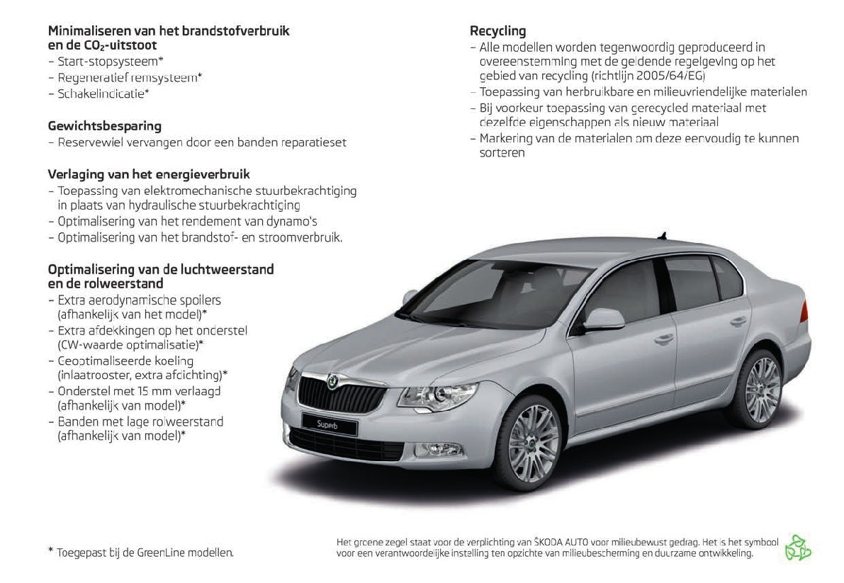 2012-2013 Skoda Superb Gebruikershandleiding | Nederlands