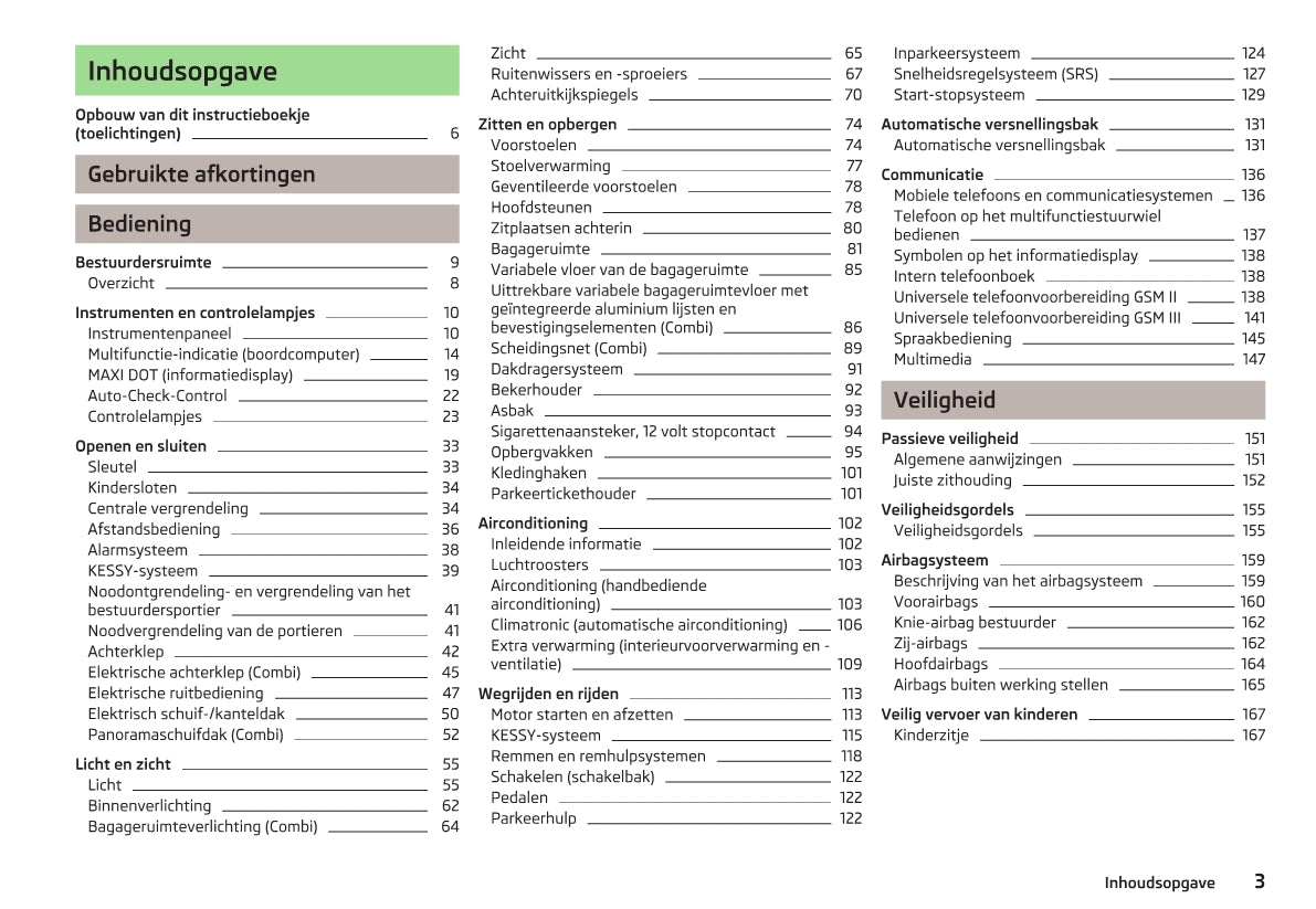 2012-2013 Skoda Superb Gebruikershandleiding | Nederlands