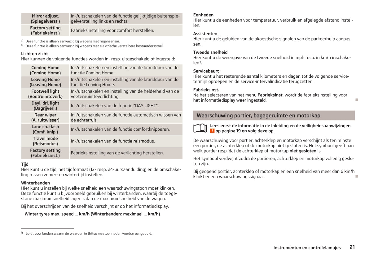 2012-2013 Skoda Superb Gebruikershandleiding | Nederlands