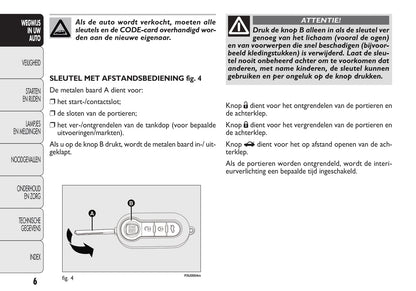 2009-2010 Fiat Punto Bedienungsanleitung | Niederländisch