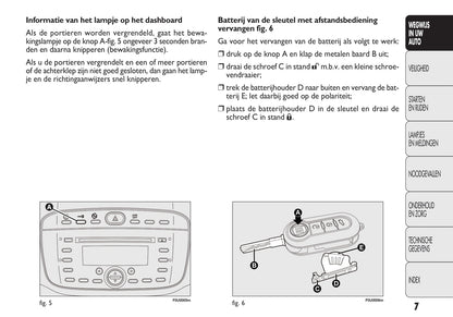 2009-2010 Fiat Punto Bedienungsanleitung | Niederländisch