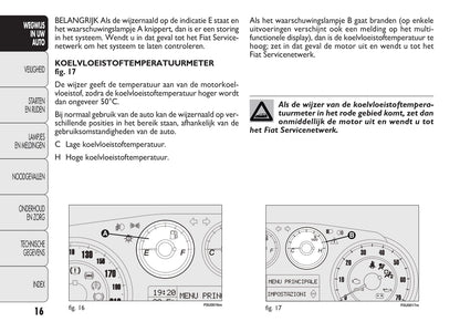 2009-2010 Fiat Punto Bedienungsanleitung | Niederländisch