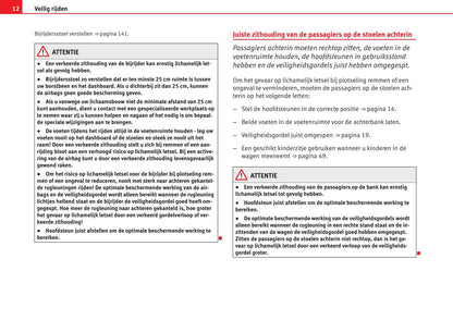 2013-2014 Seat Exeo ST Owner's Manual | Dutch