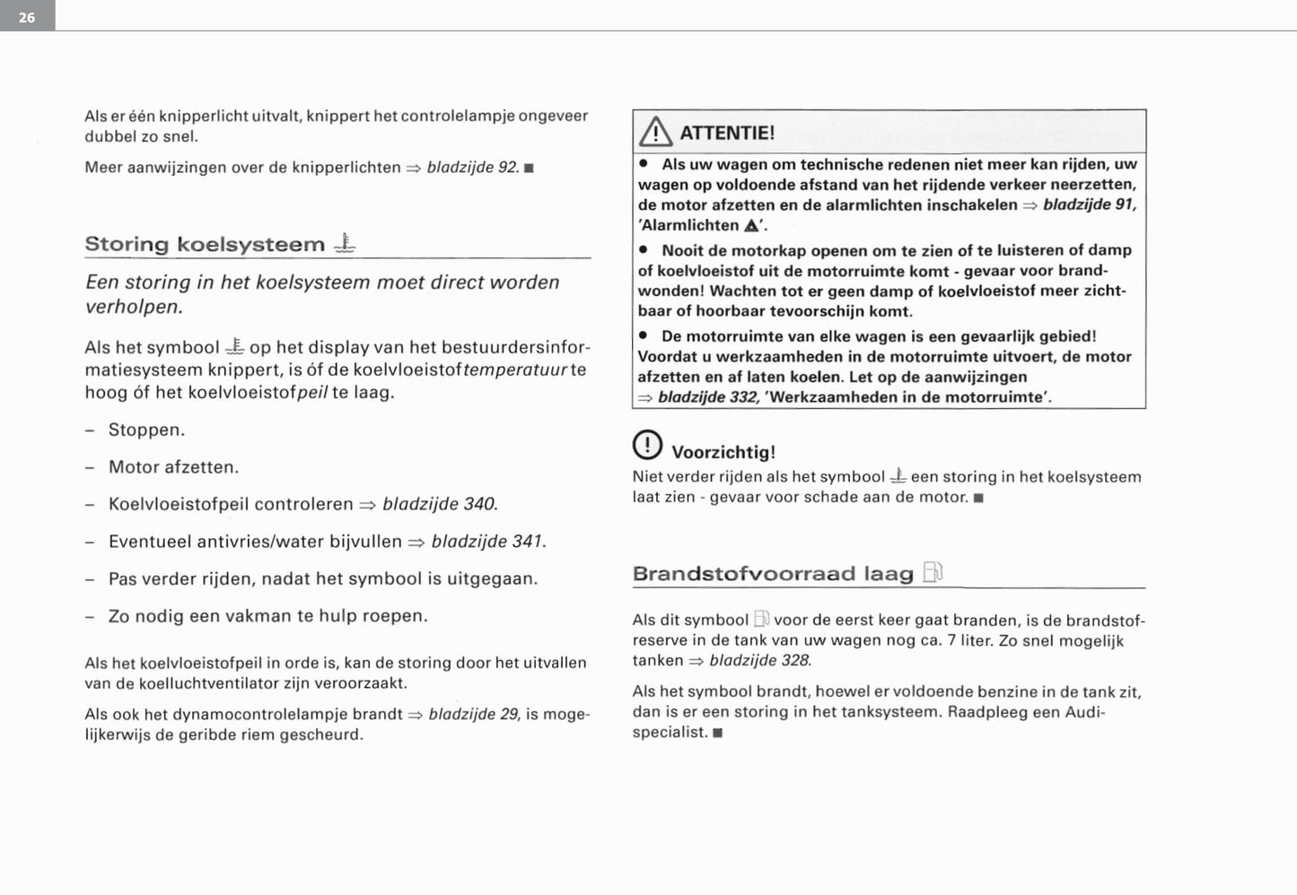 2003-2008 Audi A3 Owner's Manual | Dutch