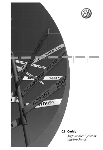 2004-2010 Volkswagen Caddy Owner's Manual | Dutch