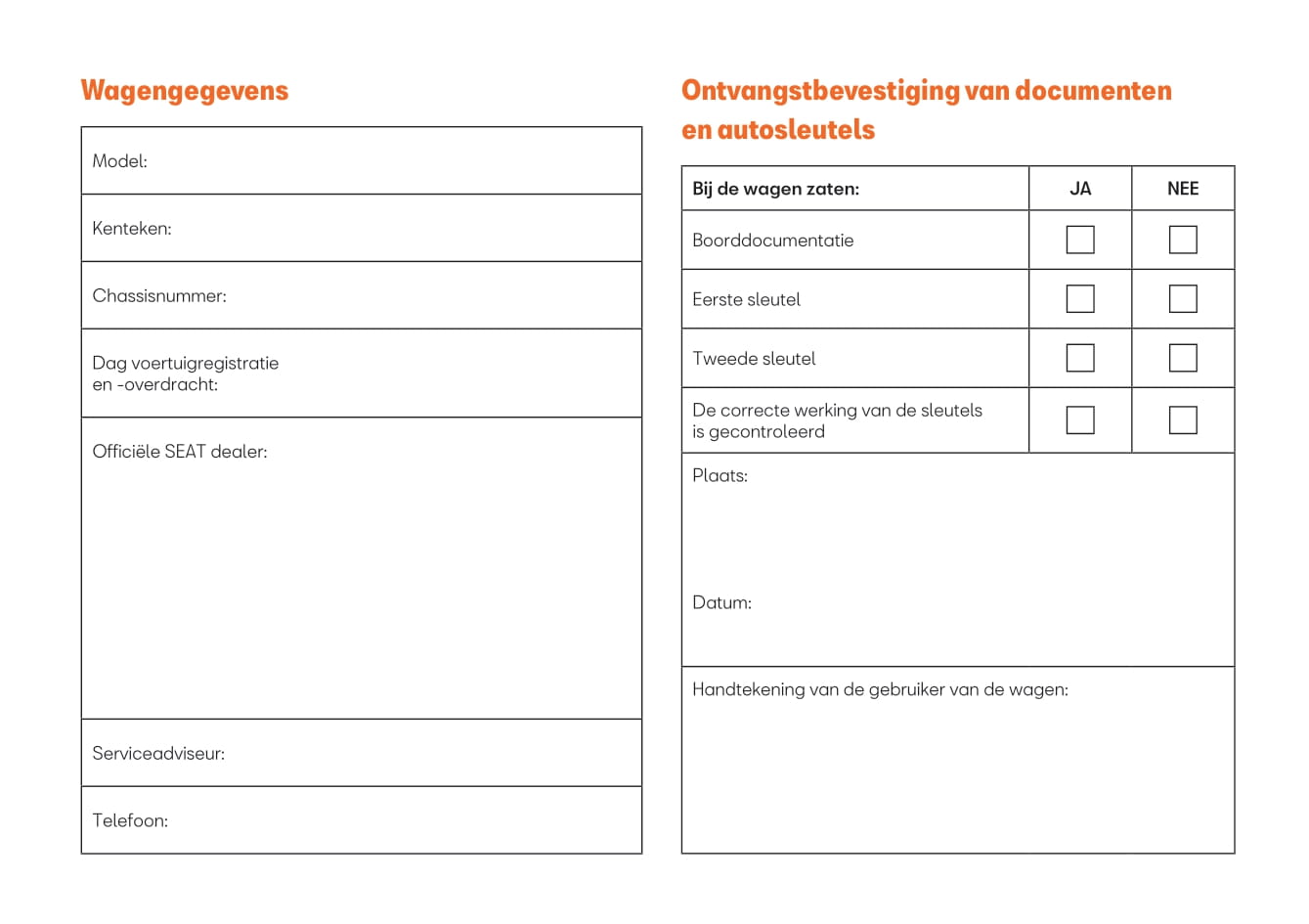 2018-2019 Seat Mii Owner's Manual | Dutch