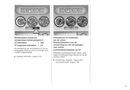 1999-2001 Opel Zafira Bedienungsanleitung | Niederländisch