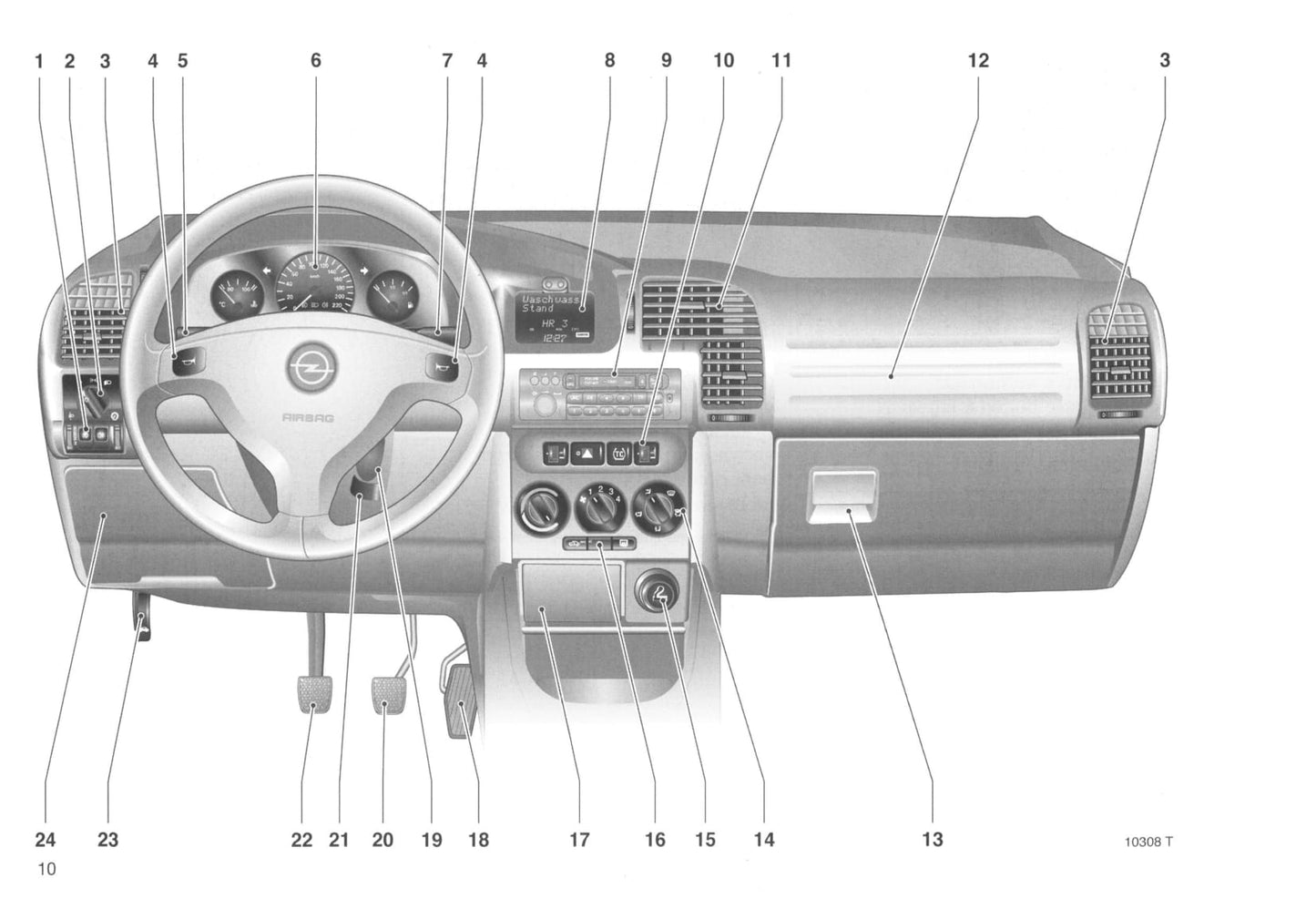 1999-2001 Opel Zafira Bedienungsanleitung | Niederländisch