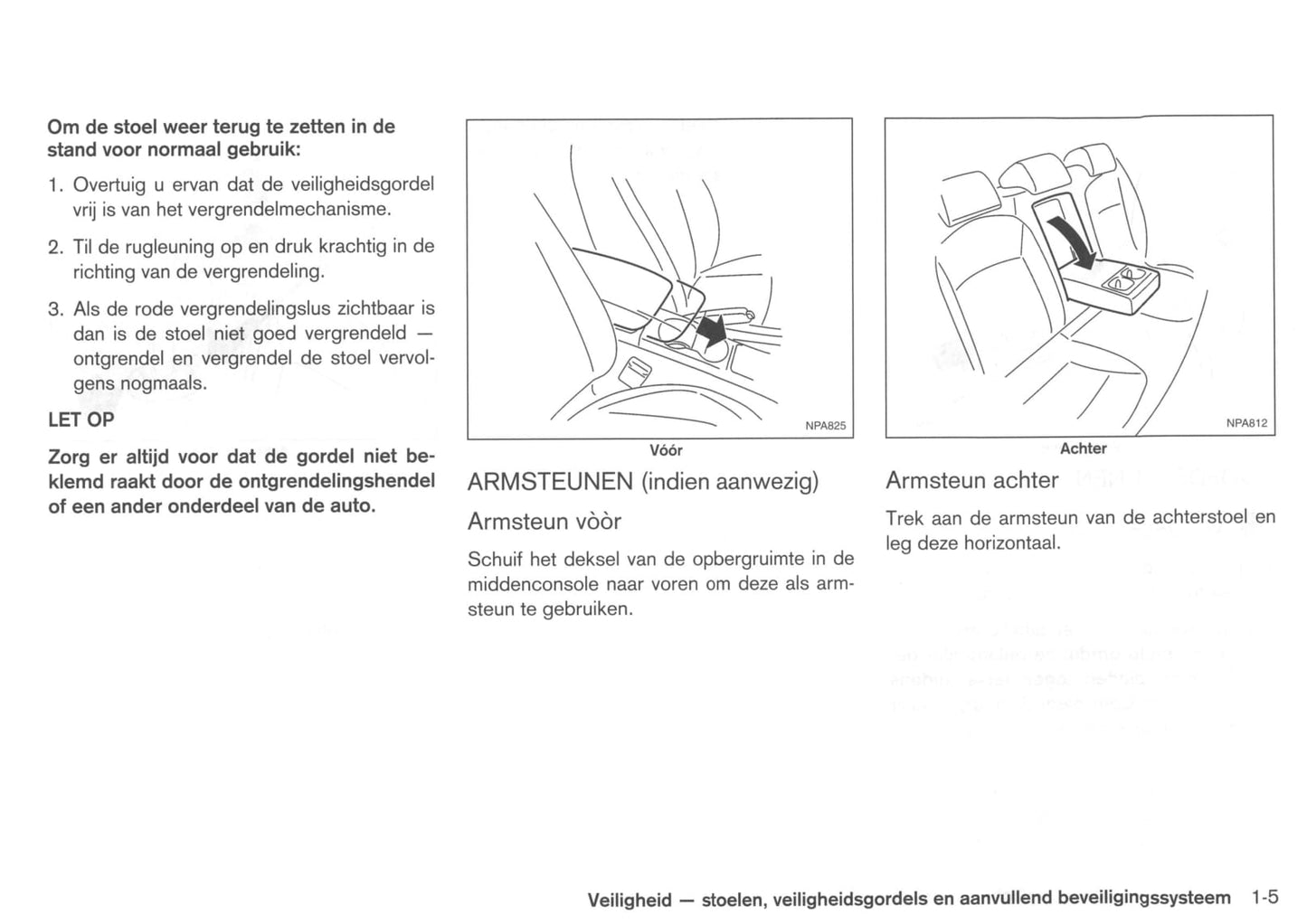 2008-2009 Nissan Qashqai Owner's Manual | Dutch