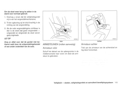 2008-2009 Nissan Qashqai Owner's Manual | Dutch