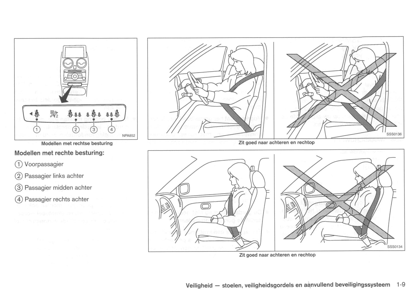 2008-2009 Nissan Qashqai Owner's Manual | Dutch