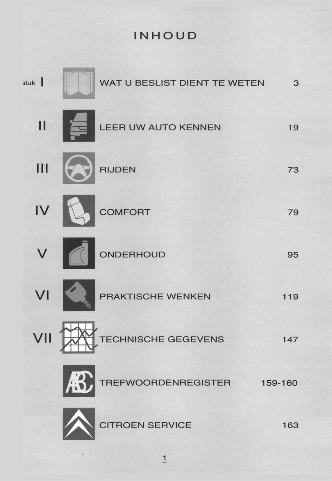 1999-2000 Citroën Xsara Bedienungsanleitung | Niederländisch