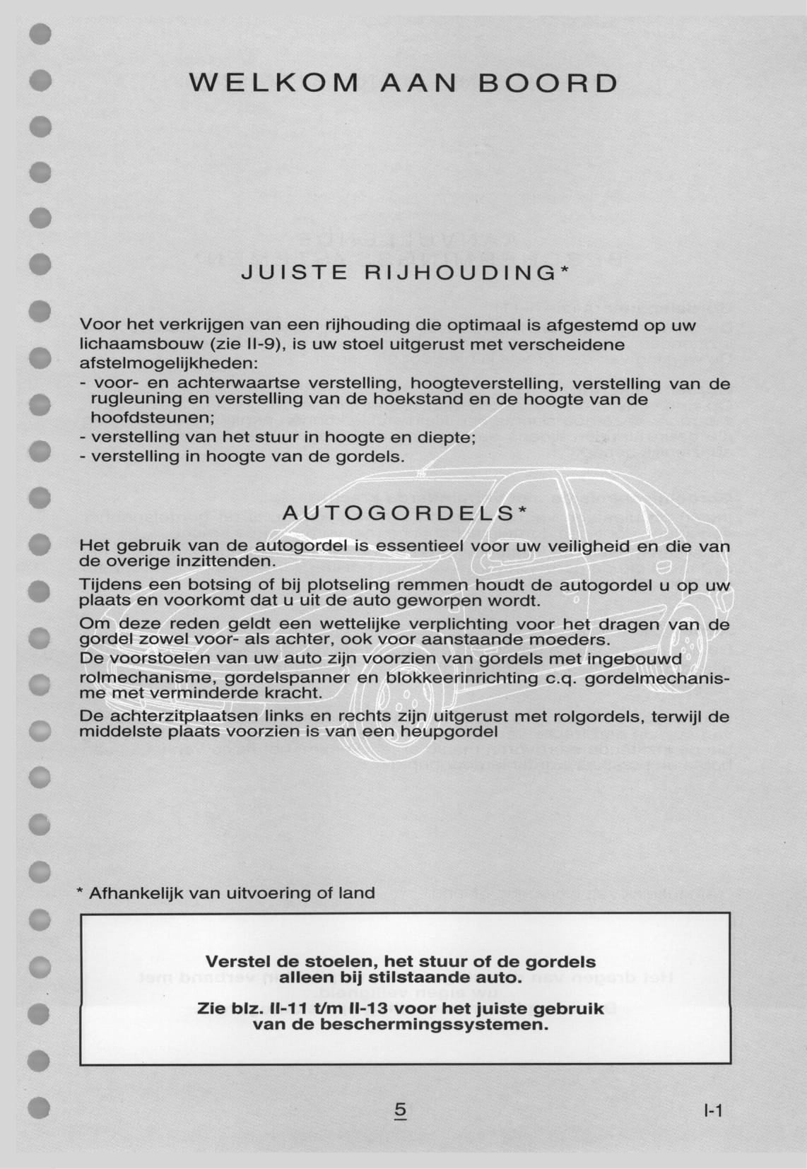 1999-2000 Citroën Xsara Bedienungsanleitung | Niederländisch