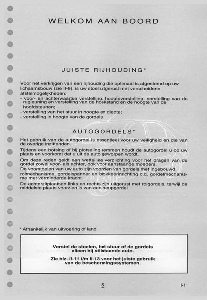 1999-2000 Citroën Xsara Bedienungsanleitung | Niederländisch