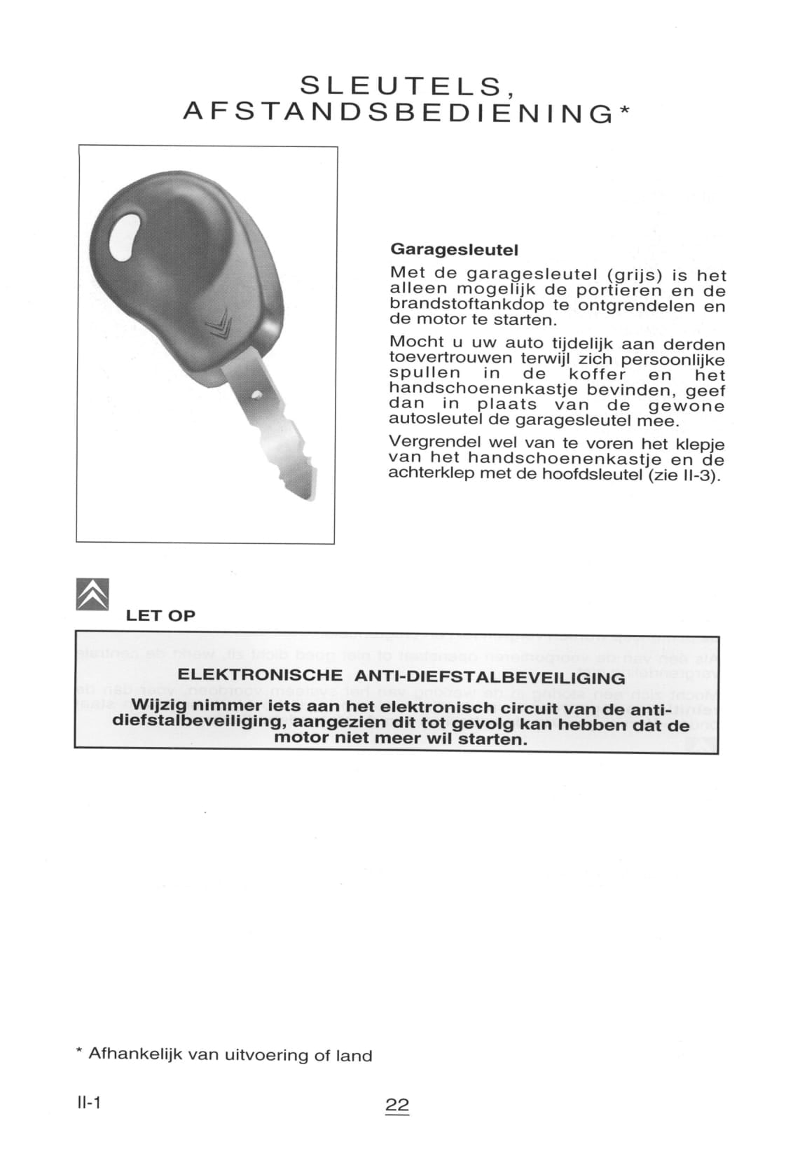 1999-2000 Citroën Xsara Bedienungsanleitung | Niederländisch