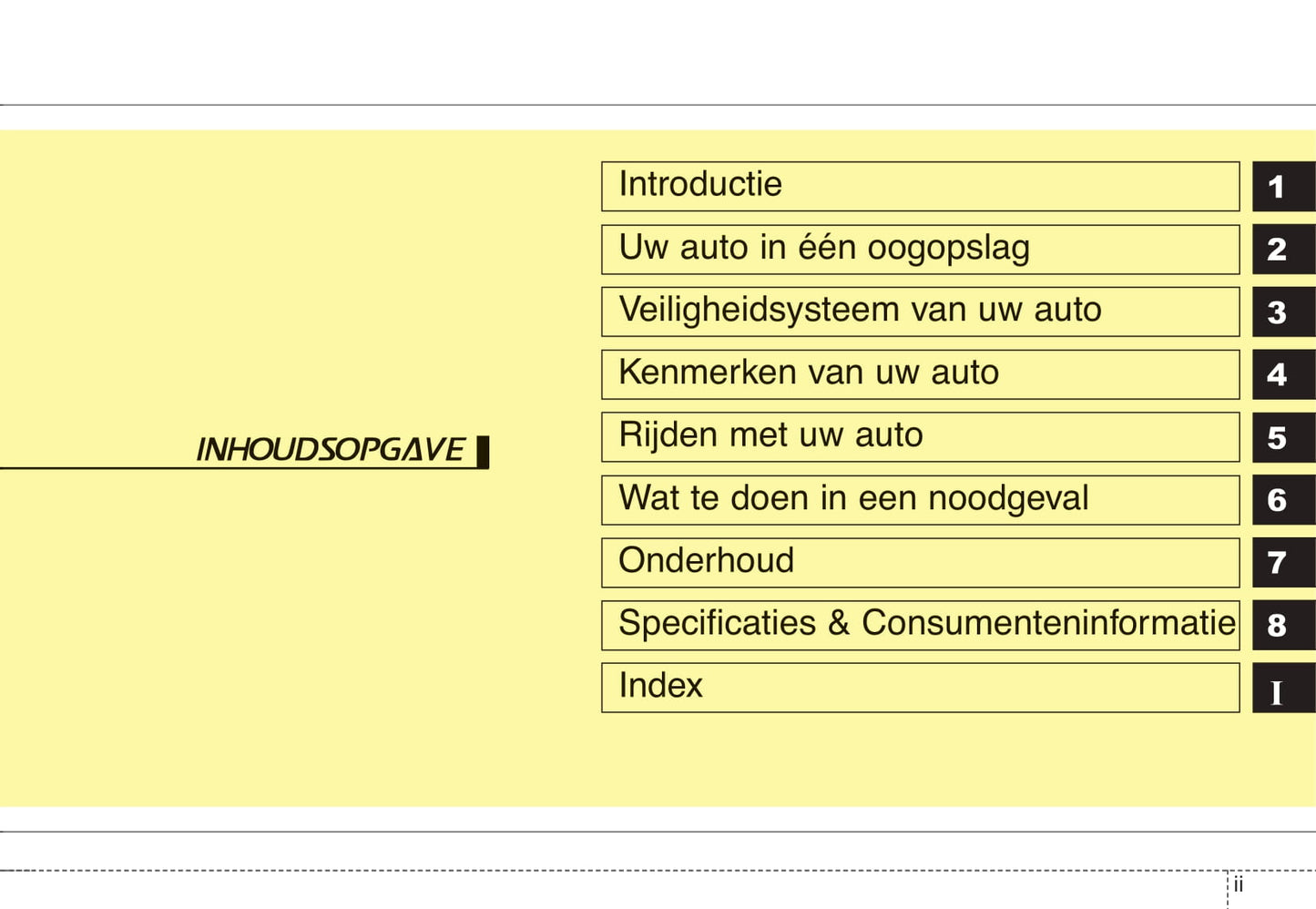 2008-2009 Kia Soul Owner's Manual | Dutch