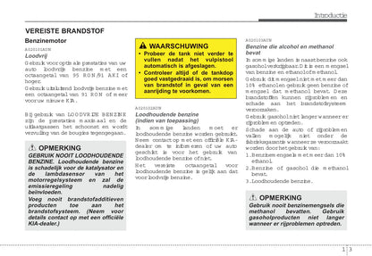 2008-2009 Kia Soul Owner's Manual | Dutch