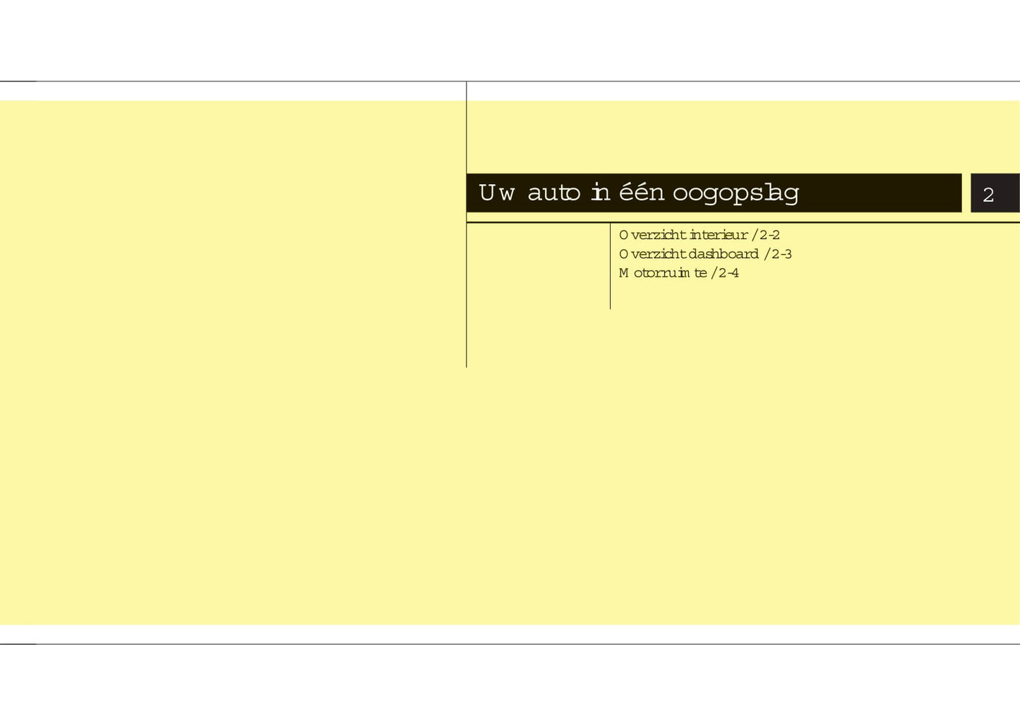 2008-2009 Kia Soul Owner's Manual | Dutch